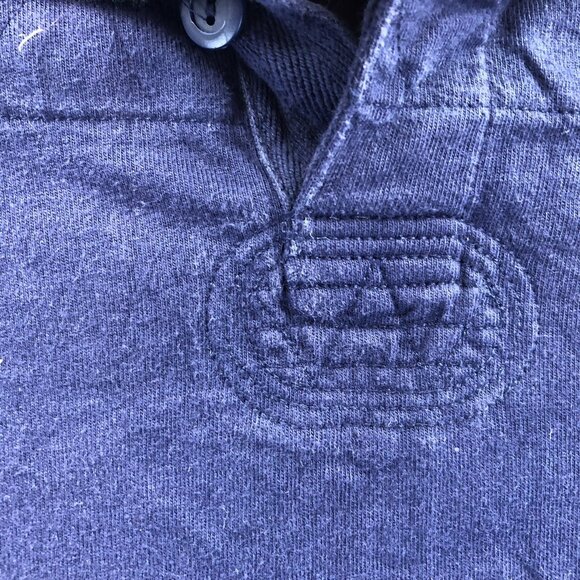 Polo Ralph Lauren Mens Polo Shirt Large Short Sleeve Navy Blue Nautical Casual - Picture 7 of 12